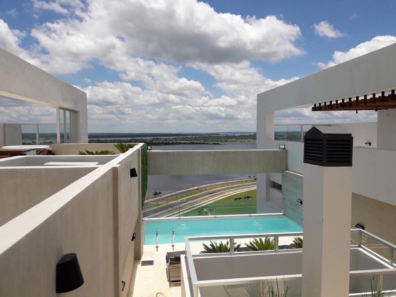 Centro De Asuncion Nuevo Apartamento, Comodo, Seguro, Piscina, Gimnasio Y Parking מראה חיצוני תמונה